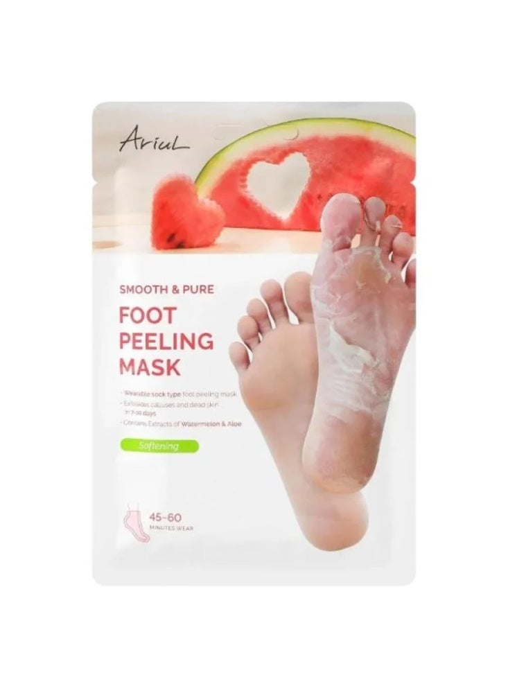 Ariul Smooth & Pure Watermelon Foot Peeling & Softening Mask – 34g - Image 1
