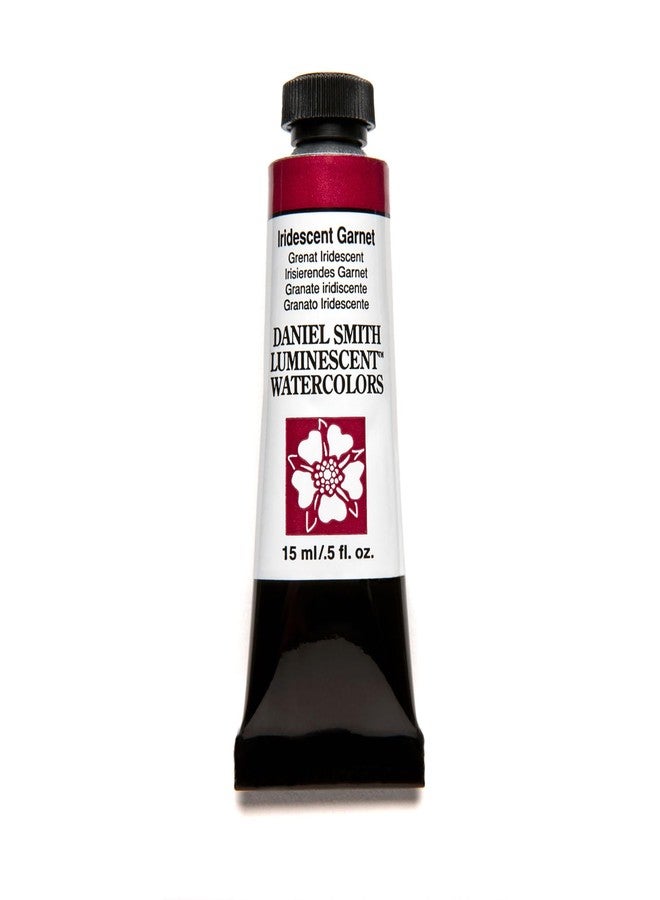 Daniel Smith Extra Fine Watercolor Paint, 15ml Tube, Iridescent Garnet, 284640028, 0.5 Fl Oz (Pack of 1) - Image 1
