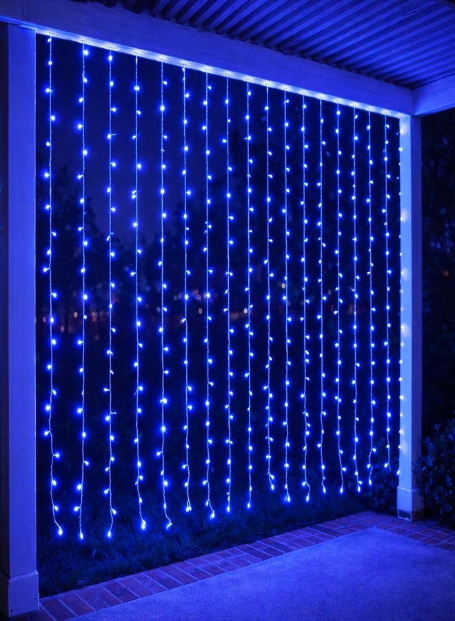 ATULUX 180 LEDs – 21M Blue Fairy Lights with 8 Magical Lighting Modes | Waterproof Decorative String Light | Waterfall Curtain Light for Indoor & Outdoor Use (Pack of 1) - Image 1