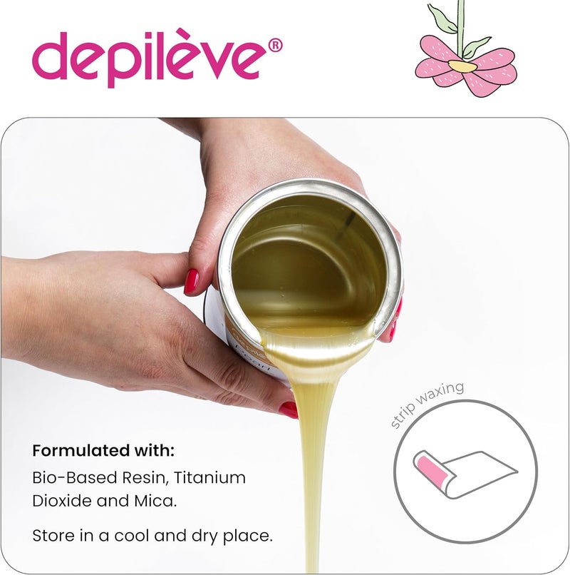 Depileve Pearl Strip Wax 400 gm - Gentle Hair Removal for Sensitive Skin - Image 4