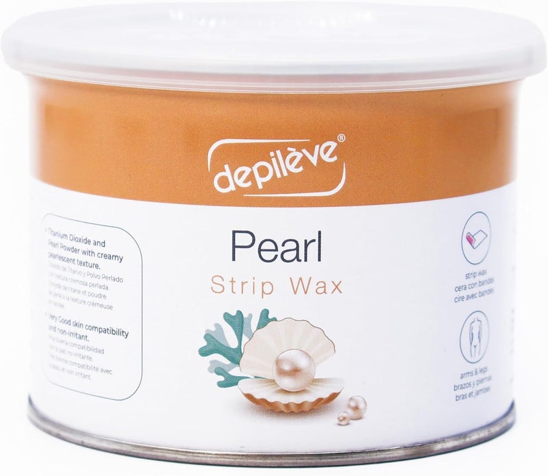 Depileve Pearl Strip Wax 400 gm - Gentle Hair Removal for Sensitive Skin - Image 1