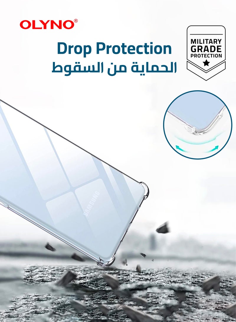 أولينو غطاء خلفي شفاف من بريستين مع حماية من السقوط لسامسونج ايه 23 4 جي - Image 3