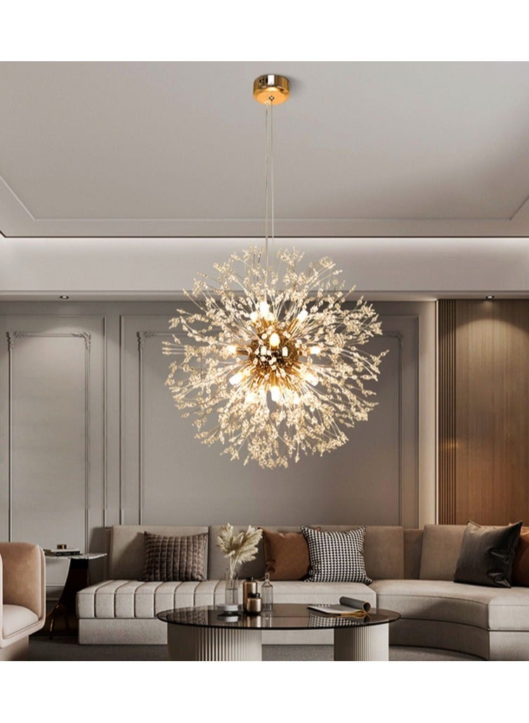 8 Light Modern Chandelier Firework Sputnik Dandelion Crystal Chandeliers - Image 2