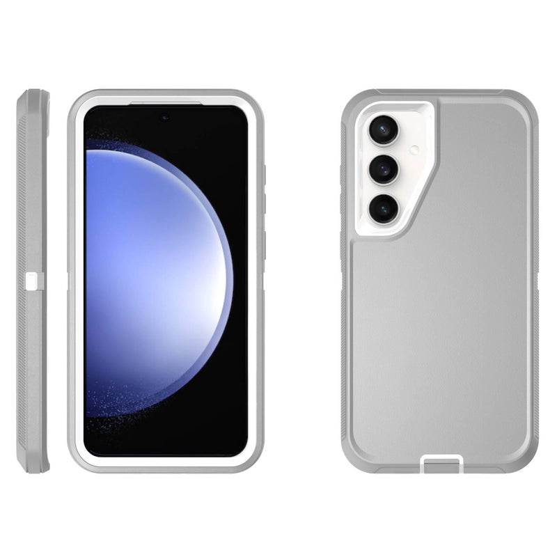 غطاء واقي | حماية من السقوط | ملمس غير لامع | PC | مقاوم للصدمات لـ Samsung Galaxy A06 | أبيض - Image 1