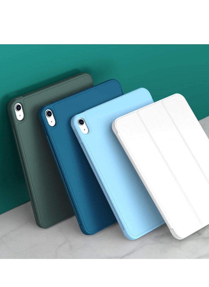 IAF Trifold Stand Smart Case for New iPad 10.9 Inch (10th Gen 2022) with Pencil Holder - Soft TPU Back, Auto Wake/Sleep - White - Image 5