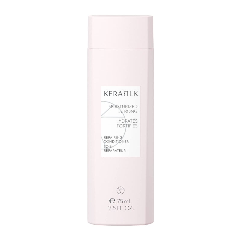Kerasilk Repairing Conditioner |Deeply Nourishes & Moisturizes | Reduces Breakage & Prevents Further Damage | For Dry, Stressed & Damaged Hair | Ideal For Various Hair Types & Textures | 75ml - Image 1