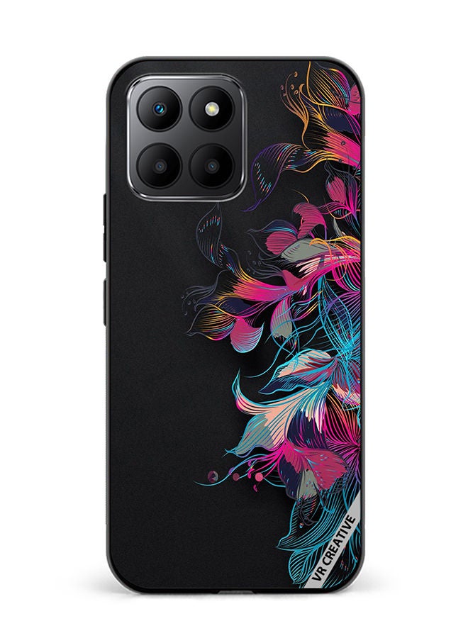 VR CREATIVE Protective Case Cover For Honor 70 Lite Flower Design Multicolour - Image 1