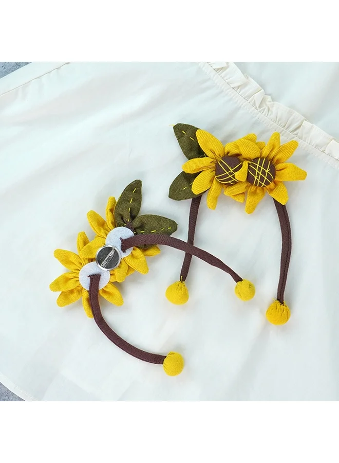 ليتل سربرايز بوكس Cream Sunflower Style Smart Casual and Partywear for Girls