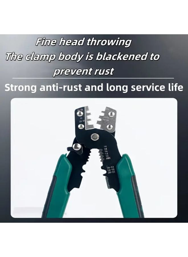 Yxq Gn 1pc 4 In 1 Multi Function Crimping Pliers Carbon Manual Wire Stripper Cutter Terminal Crimper - Image 5
