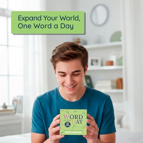 Eterna Goods 2026 Word of the Day Daily Calendar | Day To Day Tear Off Desktop Calendar with 365 New & Interesting Words & Definitions for Everyday of the Year, Fun Box Calendar Present For Men or Women, Christmas Stocking Stuffer Gift for Home or Office - Image 5