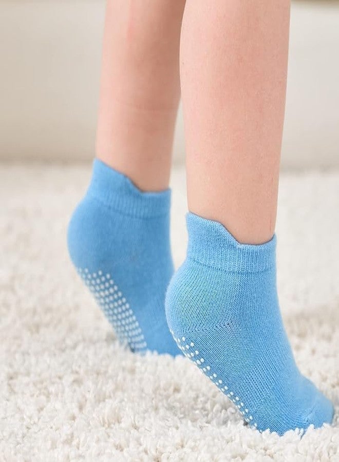 Closecret Non Slip Grip Ankle Baby Socks 6 Pack for Toddler Boys and Girls Kids,Infant Cute Cotton Baby Socks (4-5 Year ankle skid 6 B) - Image 4