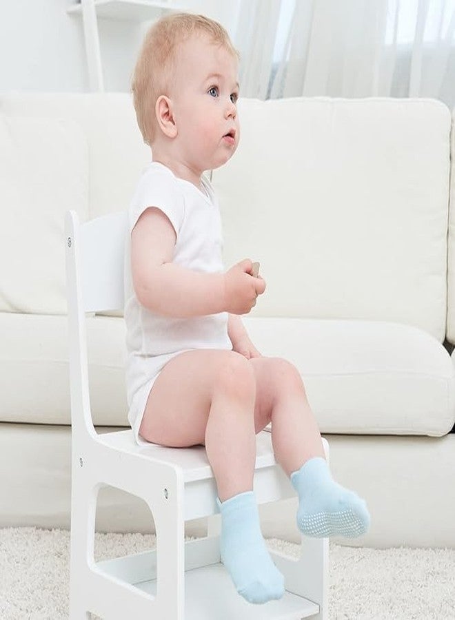 Closecret Non Slip Grip Ankle Baby Socks 6 Pack for Toddler Boys and Girls Kids,Infant Cute Cotton Baby Socks (4-5 Year ankle skid 6 B) - Image 5