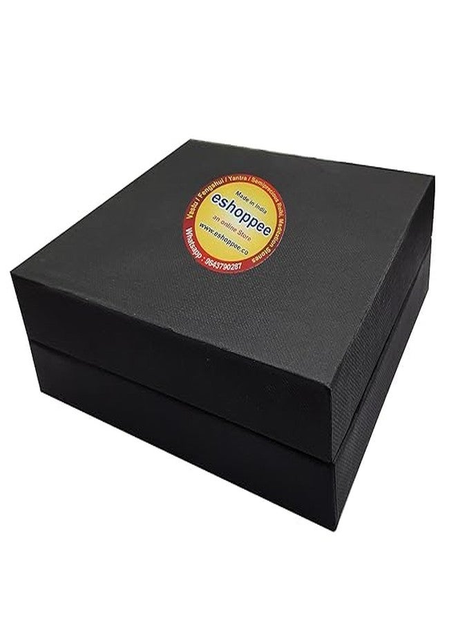 Eshoppee Stone Coaster Set of 4 Pcs Black Agate Coasters for Dining Table Hot Pots Cup Mat Table Ware for Decoration - Image 5