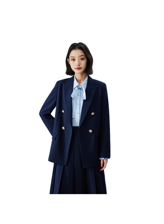 Lady Bird Bodexiaojie Black Suit Set For Women, Elegant Formal Wear, Professional Attire For Business, College Students' Interview Suits And Blazers - Image 3