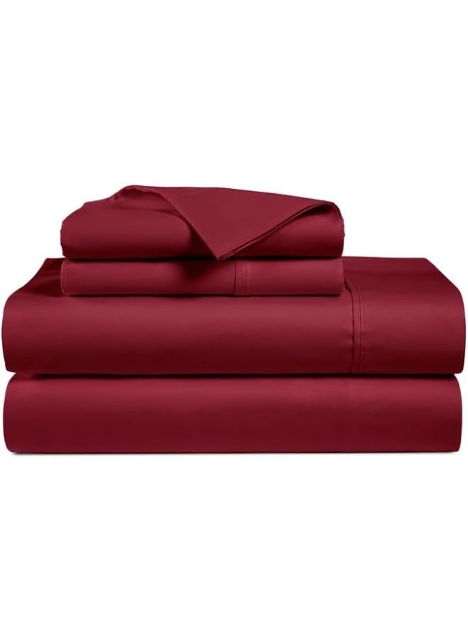 Generic Minor Monkey Egyptian Cotton Sheets 1000 Thread Count Bed Sheets 4 PC Solid Bed Sheet Set True Luxury Hotel Sheets Quality Fits Up to 17 Inches Deep Pocket Cal King Cotton Sheets  - Image 1