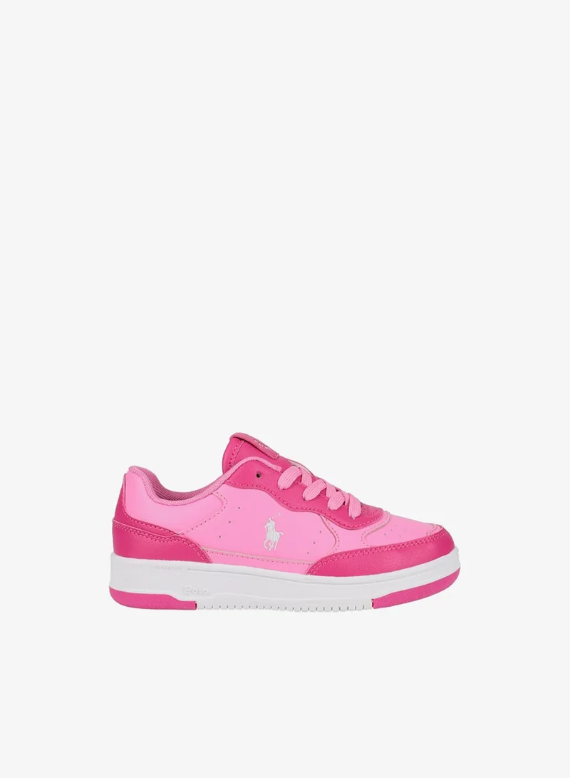 POLO RALPH LAUREN Masters Court II Faux-Leather Trainer