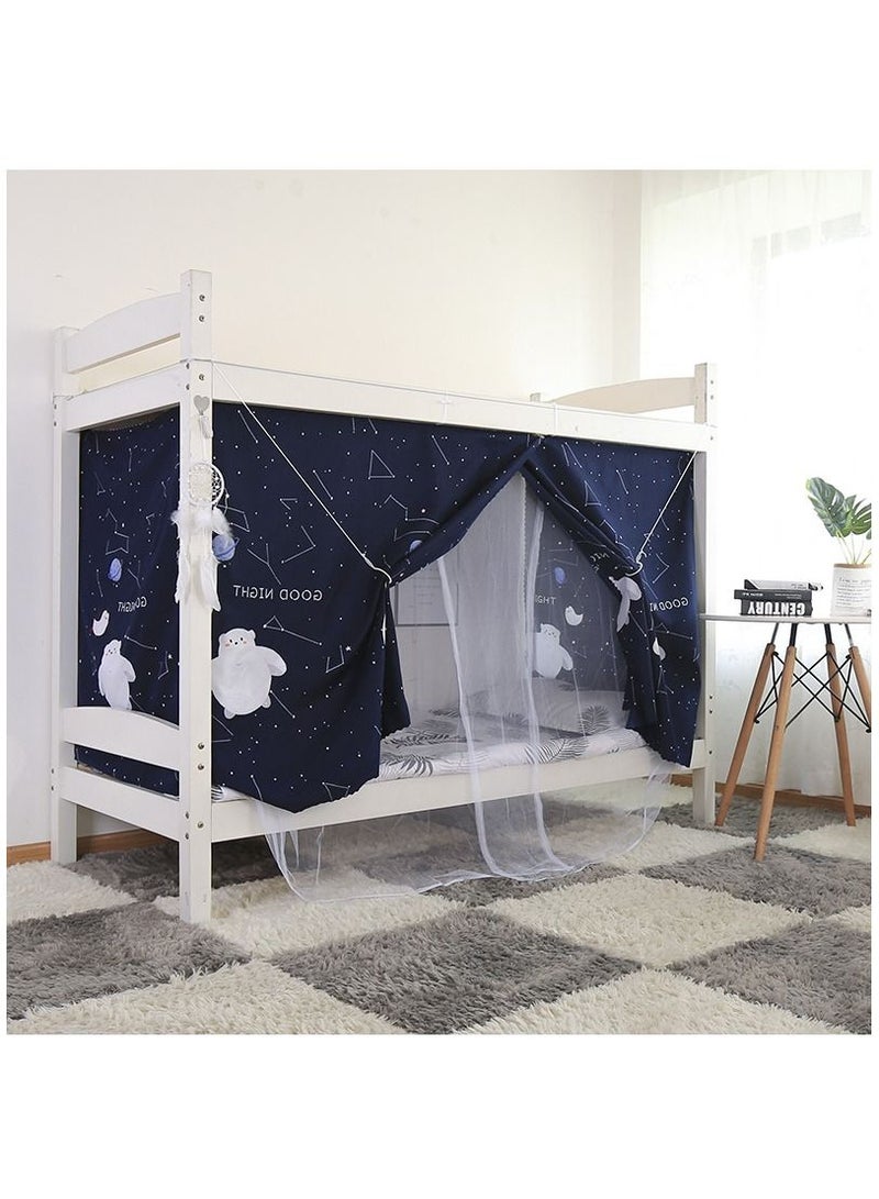 Bluejw Artistic Cartoon Designed Lower Deck Curtain Cotton Blend - Image 1