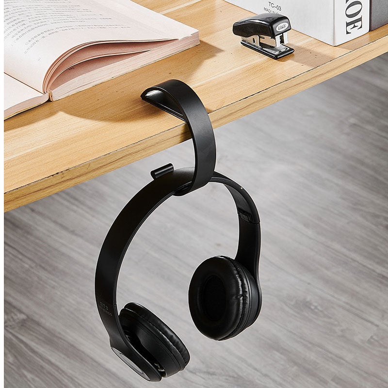 Student Desk Side Bag Hook Organizer [Black]-E - Image 1