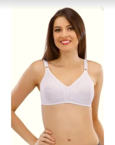 Liza 539 Women's King Size Combed Cotton Minimizing Bra 3 Pieces