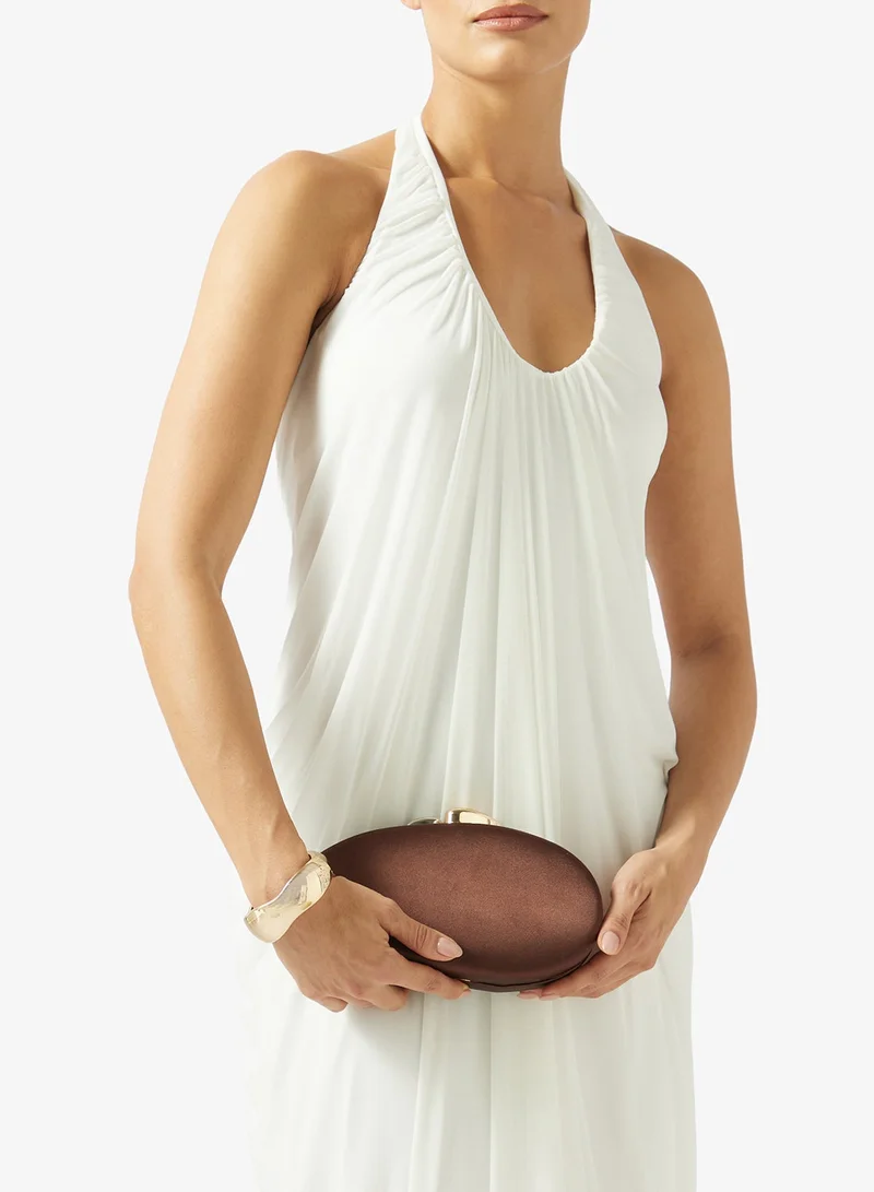 Casual Satin Clutch Bag