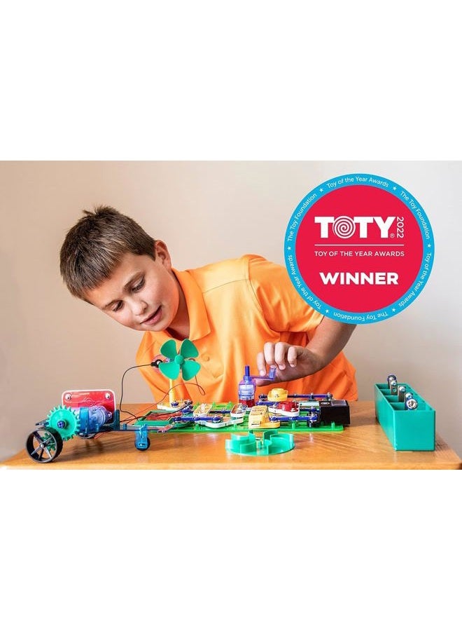 Snap Circuits Green Energy Electronics Exploration Kit | Over 125 Exciting STEM Projects | Full Color Project Manual | 45+ Snap Circuits Parts | STEM Educational Toys for Kids 8+ - Image 2