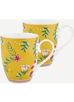 Pip Studio La Majorelle Yellow Porcelain Mug Set 350 ml  - Image 1