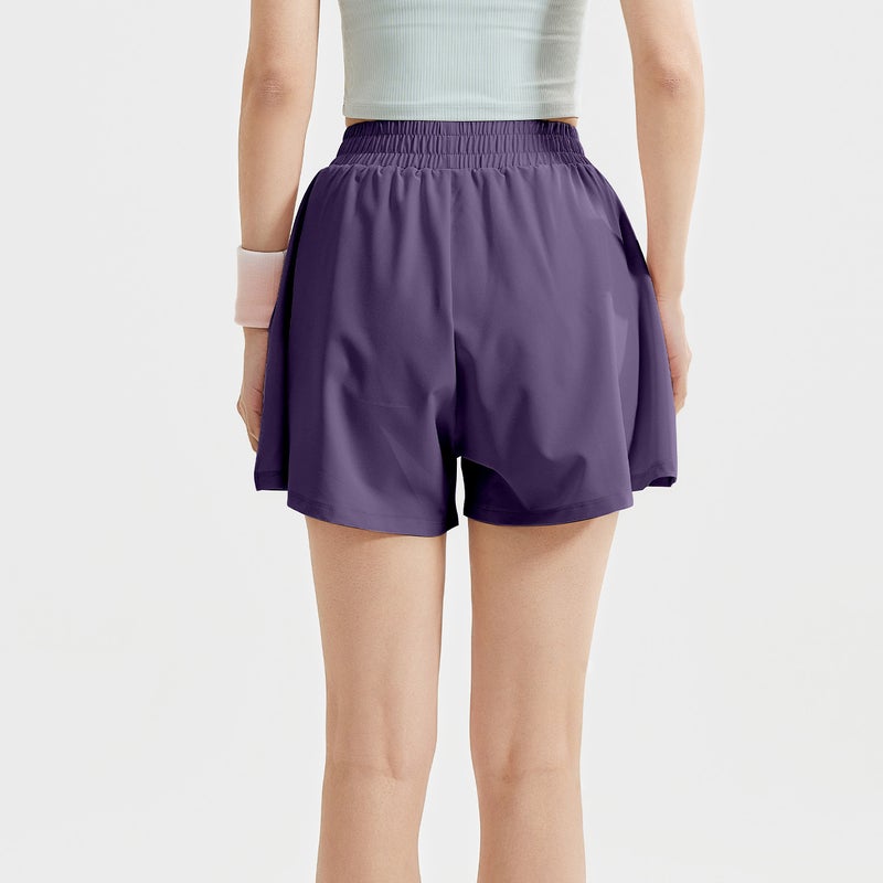 Women's Summer Loose Yoga Running Shorts with Elastic Waist - Image 5
