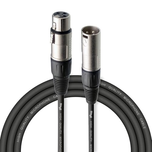 Stagg SMC3 S-Series Male XLR to Female XLR Microphone Cable - 10ft - Image 1