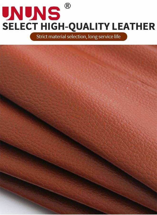 Double Door Draft Stopper,3-Piece 37 Inch Under Door Draft Stopper,Insulator Door Sweep,Window Breeze Blocker Adjustable Door Sweeps,Brown