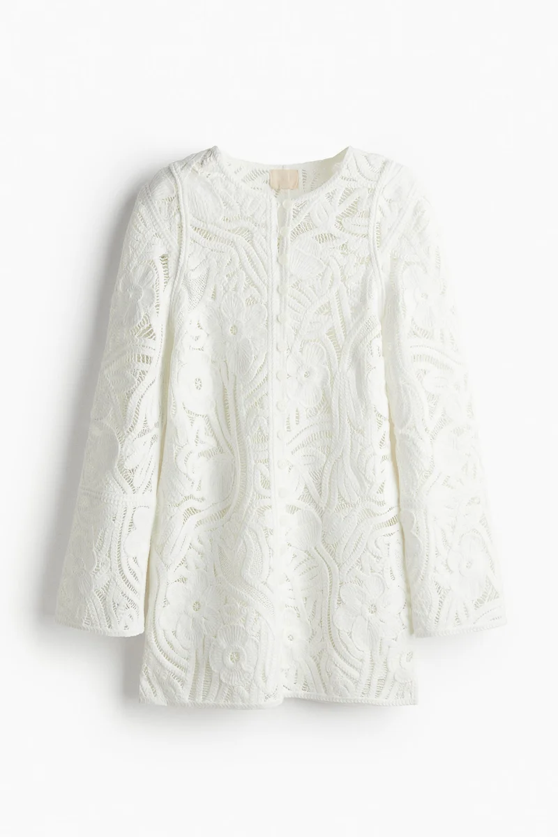 H&M Crochet-look dress