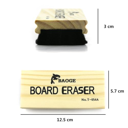 TKOnline 3 Pack Premium Wool Felt Chalkboard Eraser – Dustless, Kid-Friendly, for Whiteboard & Blackboard - Image 4