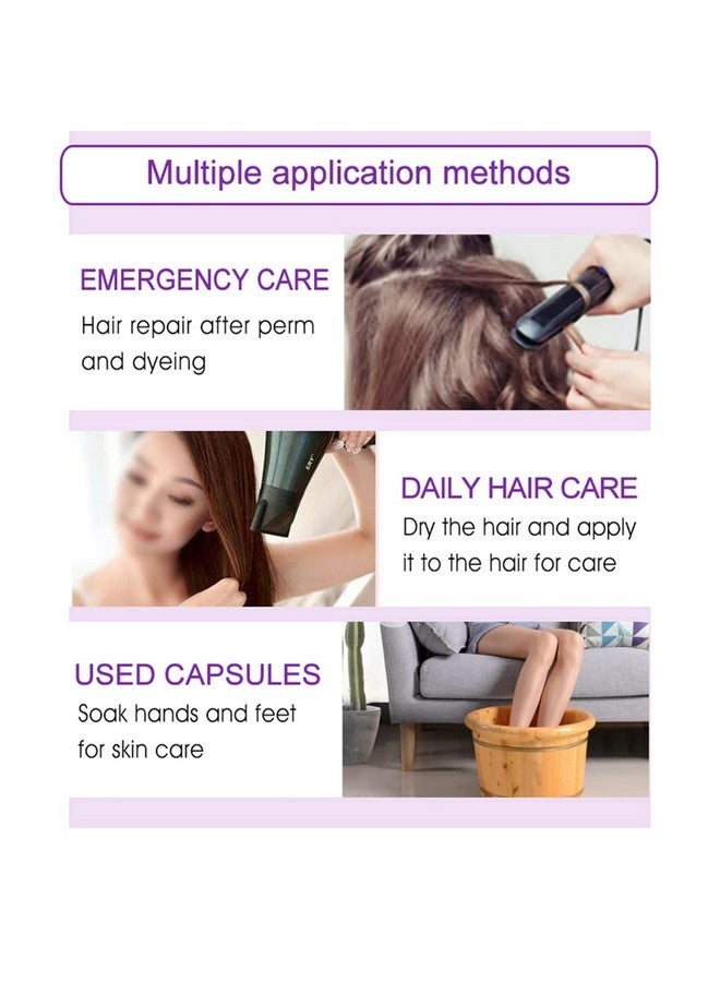 GOWWIM Hair Vitamin Serum Capsules - Argan, Macadamia, Avocado Oil Complex for Smooth, Silky Hair Growth and Repair, 30 PCS - Image 3