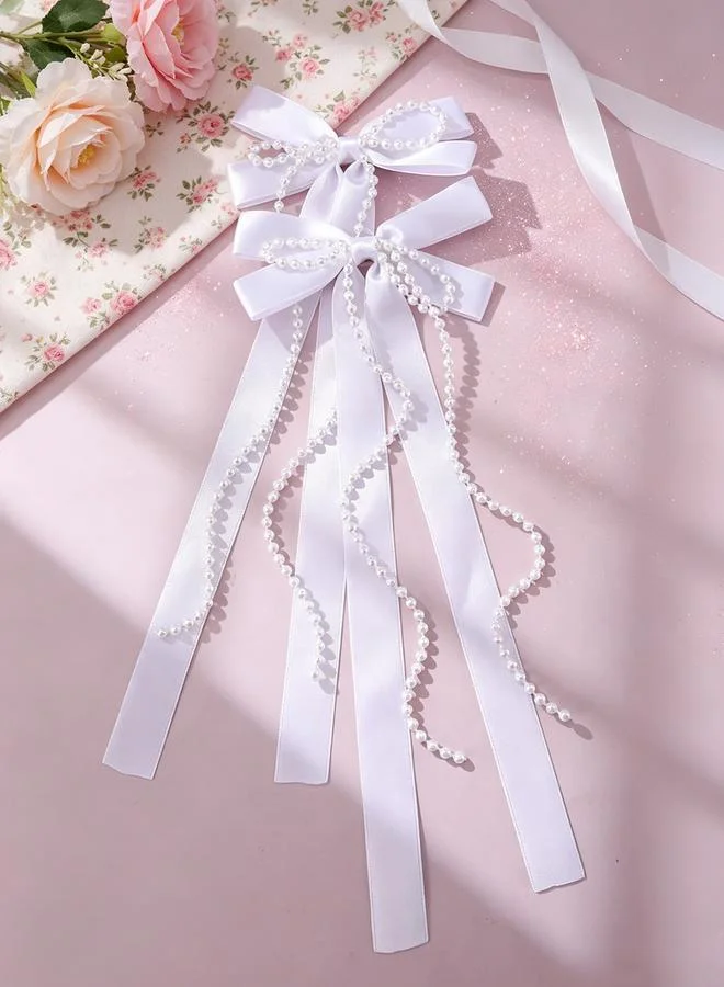 Take Two Set of 2 - Solid Bow Hair Clips