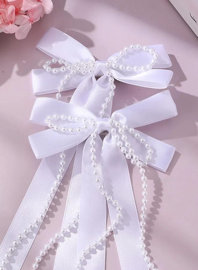 Take Two Set of 2 - Solid Bow Hair Clips