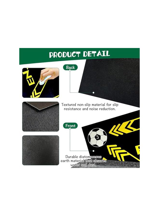 PROMASS Football Footstep Training Mat, Soccer Training Mat For Football Dribble Training, Non-Slip Silent Equipment For All Ages To Improve Speed, Strength,Coordination, Pace Ball Control - Image 5