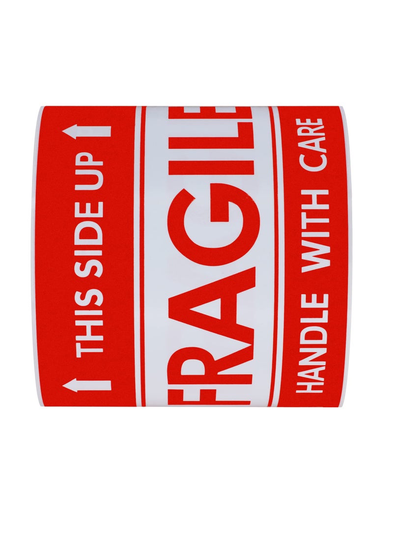 ZERIFAM - ZERIFAM Fragile Stickers - 2 Rolls This Side Up, 3 * 2 Inches, Handle With Care Self-Adhesive Label Stickers, 300 Stickers Per Roll. - Image 1