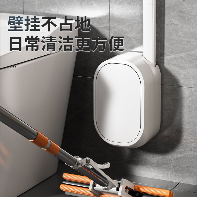 Platinum Disposable Toilet Brush Household No-Dead-Corner Toilet Brush Replacement Head Set Wall-Mounted Bathroom Cleaning  Brush - Image 5