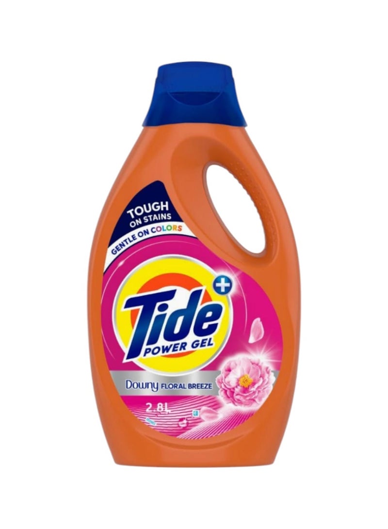 تايد منظف الغسيل باور جيل مع لمسة من داوني نسيم الزهور 2.8 لتر