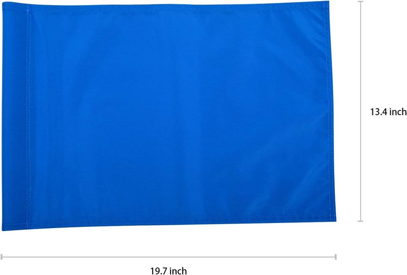 KONDAY Green Golf Training Flag, Nylon Putting Green Target, Indoor/Outdoor Backyard Garden Portable, 19.7" x 13.4" - Image 2