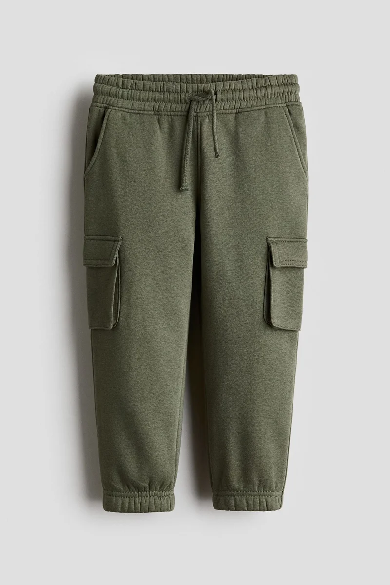 H&M Brushed-inside cargo joggers