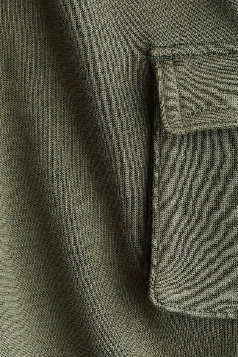 H&M Brushed-inside cargo joggers