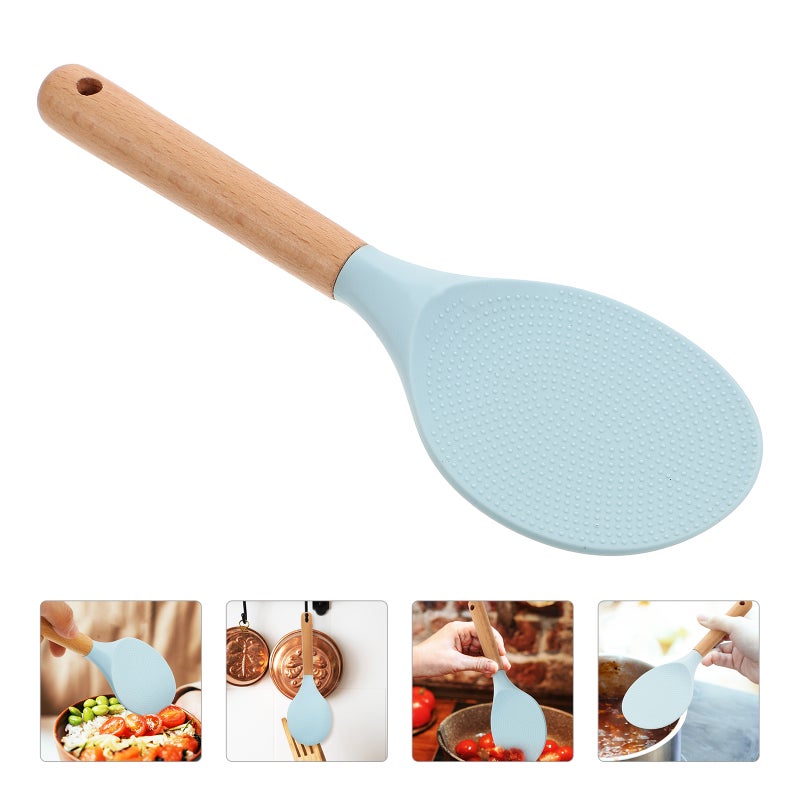 Simple Rice Spoon Japanese Style Non Stick Kitchen Rice Scoop Useful Rice - Image 2