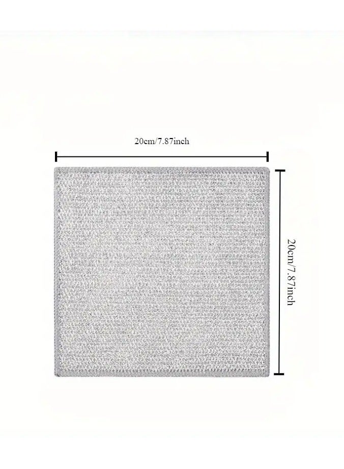روزينو 30 حزمة من الألياف الفولاذية فائقة الألياف وسادة الإسفنج-غسل أطباق المطبخ على الوجهين ، للأواني وأدوات الطهي ، أدوات التنظيف التجارية الصناعية ، مواد الألياف الاصطناعية - Image 4