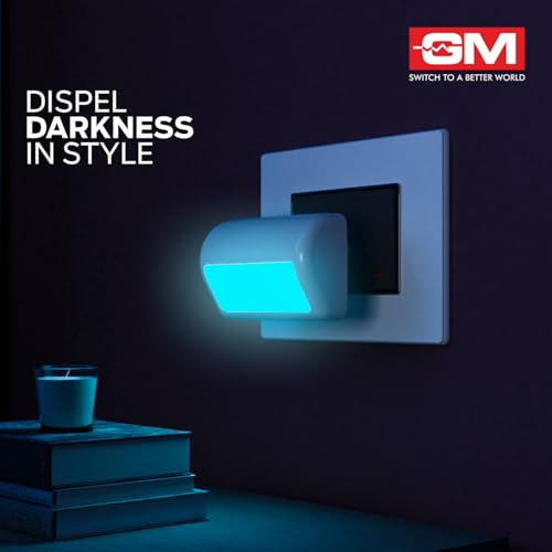 GM Modular 0.5-Watt LED Night Lamp – Ultra-Low Power Soft Ambient Glow | Auto On/Off | Plug-in Design for Bedrooms & Nurseries - Pack of 3 - Image 2