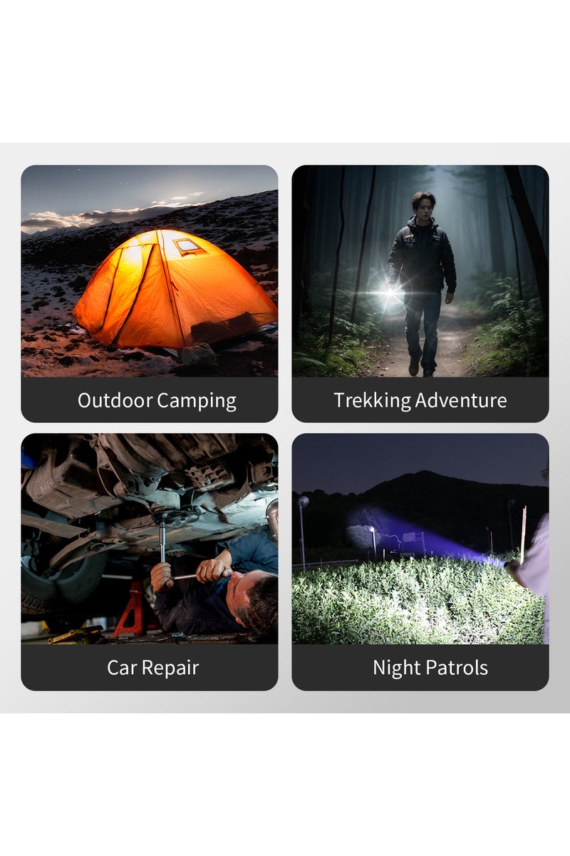 erorex 18650 Lithium Battery Warsun Outdoor 2000 Lm Emergency Small Portable Tactical Type C Rechargeable T - Image 4