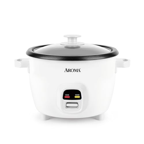 Aroma طباخ الأرز AROMA® سعة 20 كوب (مطبوخ) بلمسة واحدة وبخار للطعام مع خاصية التسخين التلقائي | 10 أكواب غير مطبوخة، 20 كوب مطبوخ (ARC-390NGP) - Image 1