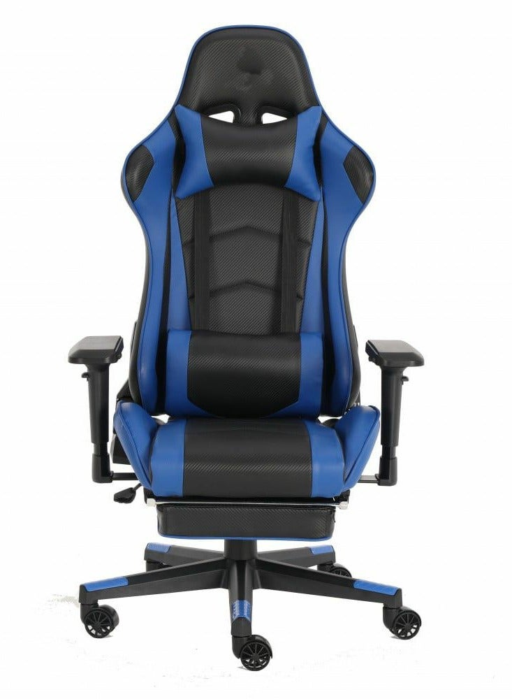 TIMO Gaming Chair Office Chair with Footrest Ergonomic Racing Chair Reclining Video Gaming Chair Leather Adjustable Armrest High Back Gaming Chair with Headrest and Lumbar Support with Massage - Image 1