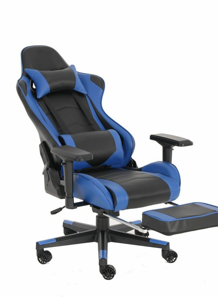 TIMO Gaming Chair Office Chair with Footrest Ergonomic Racing Chair Reclining Video Gaming Chair Leather Adjustable Armrest High Back Gaming Chair with Headrest and Lumbar Support with Massage - Image 3