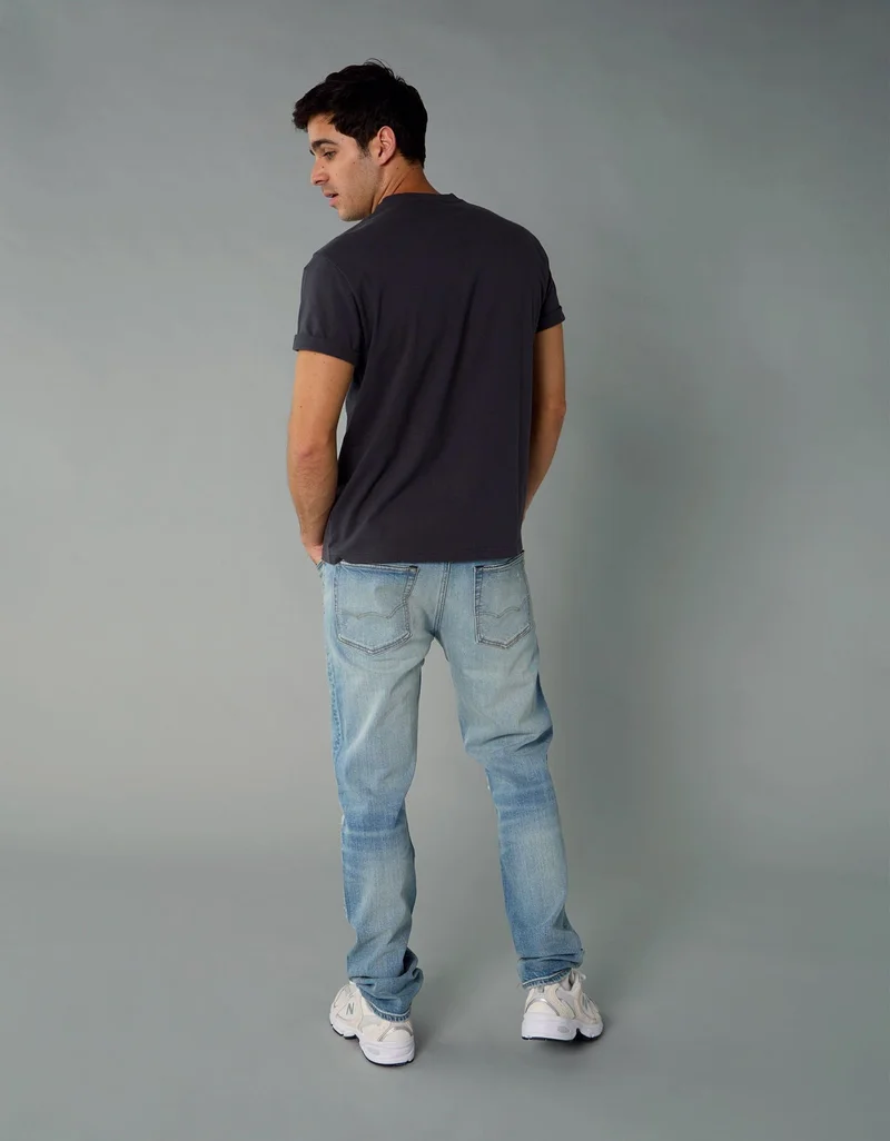 امريكان ايجل تي-شيرت أنيق مزيّن بطبعة الشعار