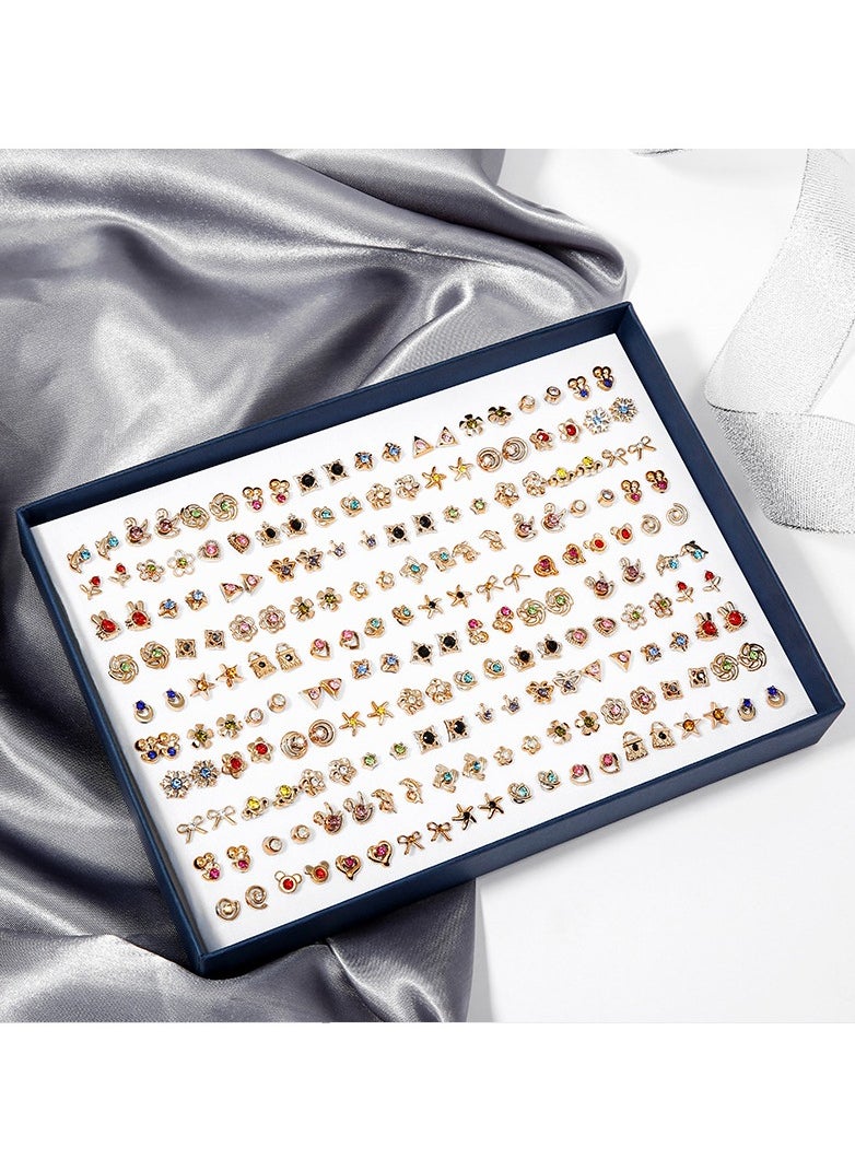 KUYING - 100 Pairs Of Boxed Earrings - Image 1
